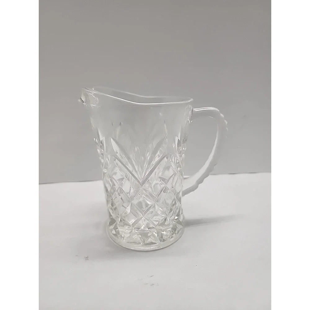 Vintage Anchor Hocking Prescut Clear Glass Small 5